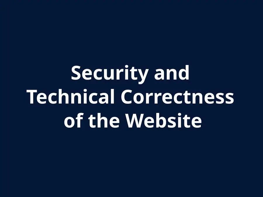 Security and Technical Accuracy