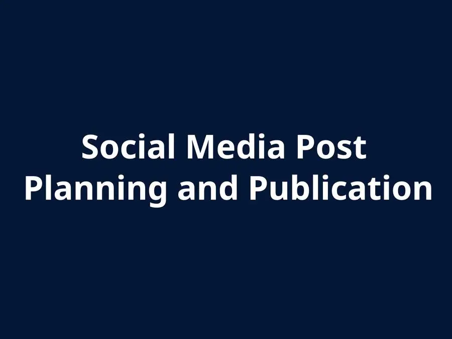 Post Planning and Publishing