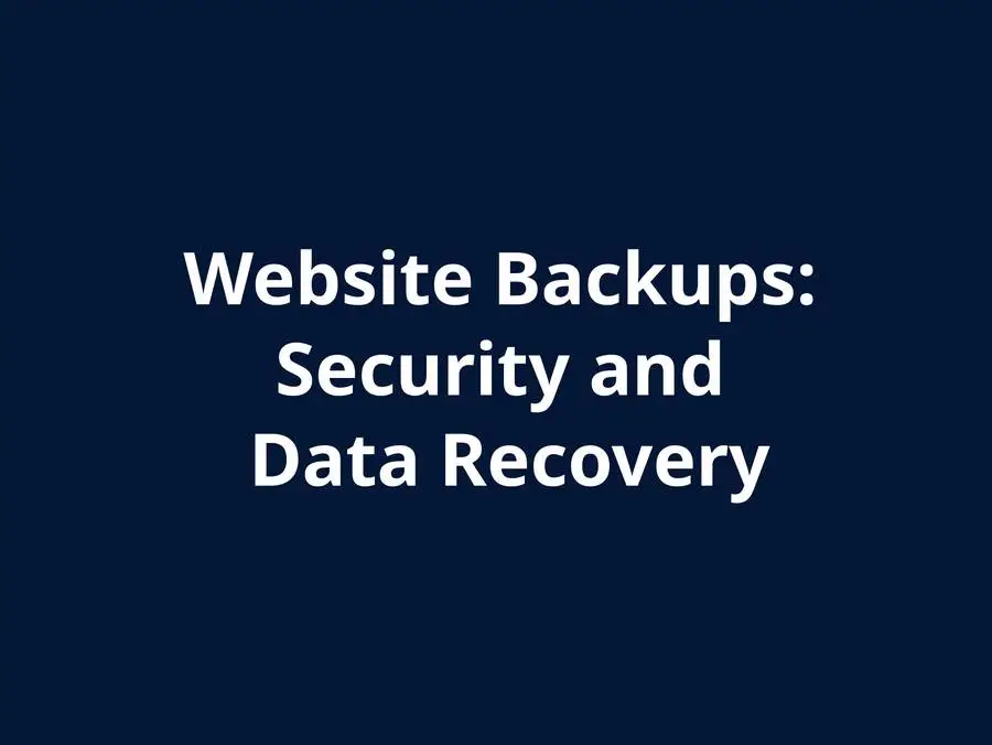 Backups and Data Recovery